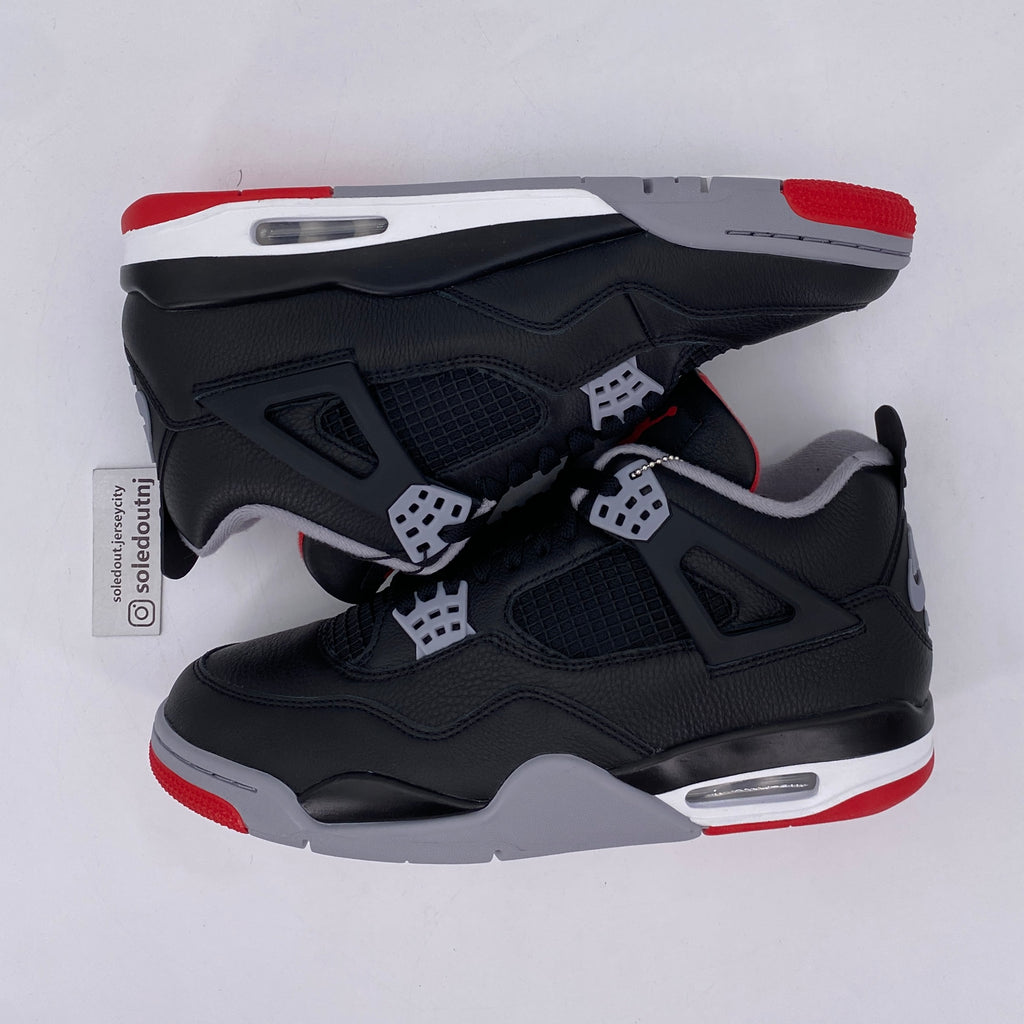 Air Jordan 4 Retro "Bred Reimagined" 2024 New Size 10.5