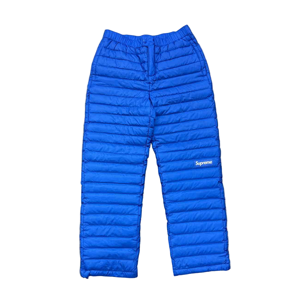 Supreme Pants "PUFFER" Royal Blue New Size S