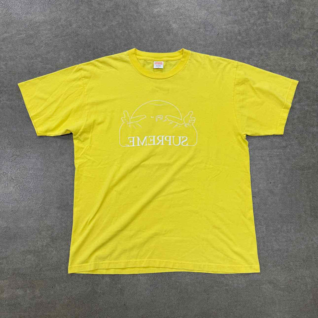 Supreme T-Shirt "AMADEUS" Yellow Used Size XL