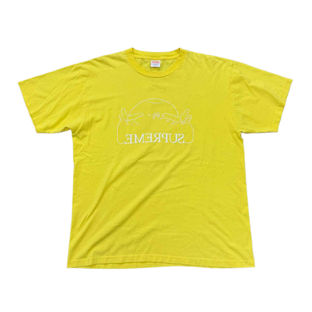 Supreme T-Shirt "AMADEUS" Yellow Used Size XL