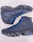 Air Jordan 9 Retro "Photo Blue Black Bottom" 2013 New (Cond) Size 10