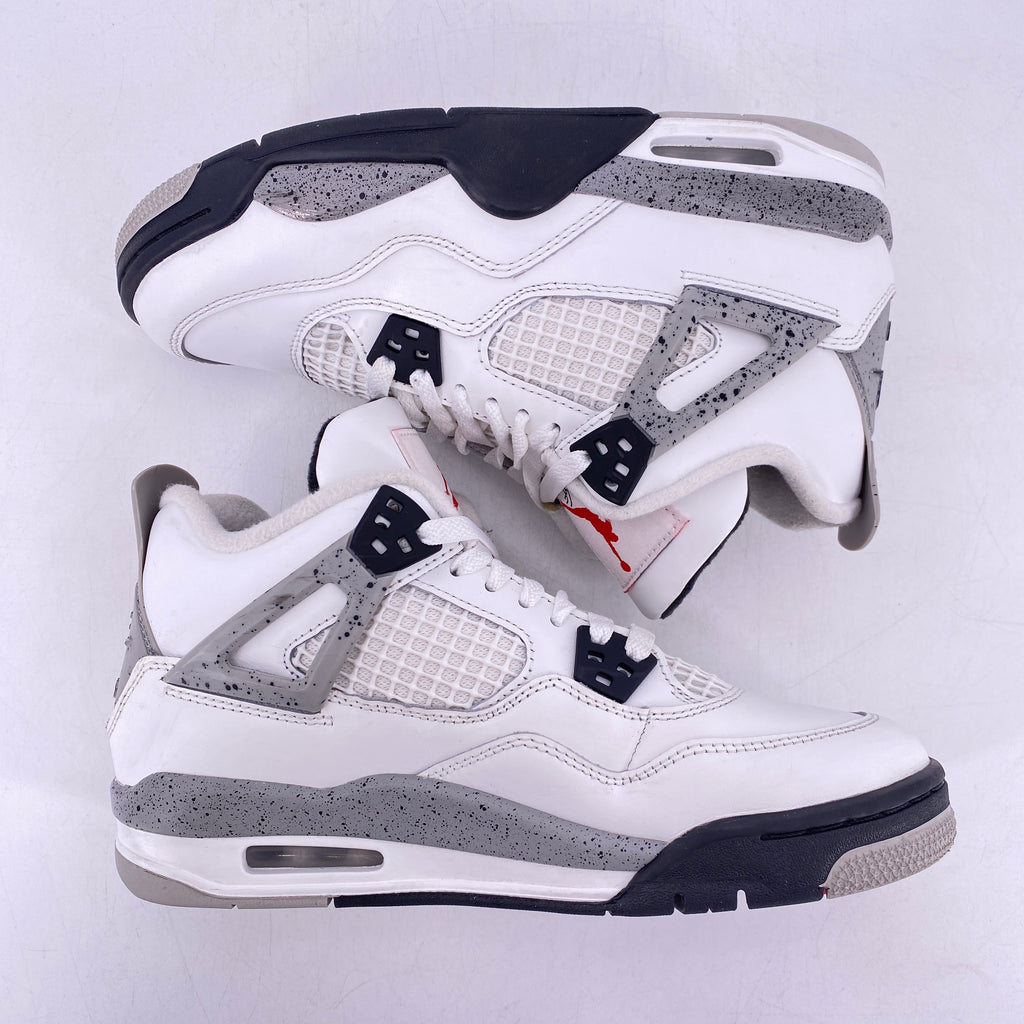 Air Jordan (GS) 4 Retro "White Cement" 2025 Used Size 6Y