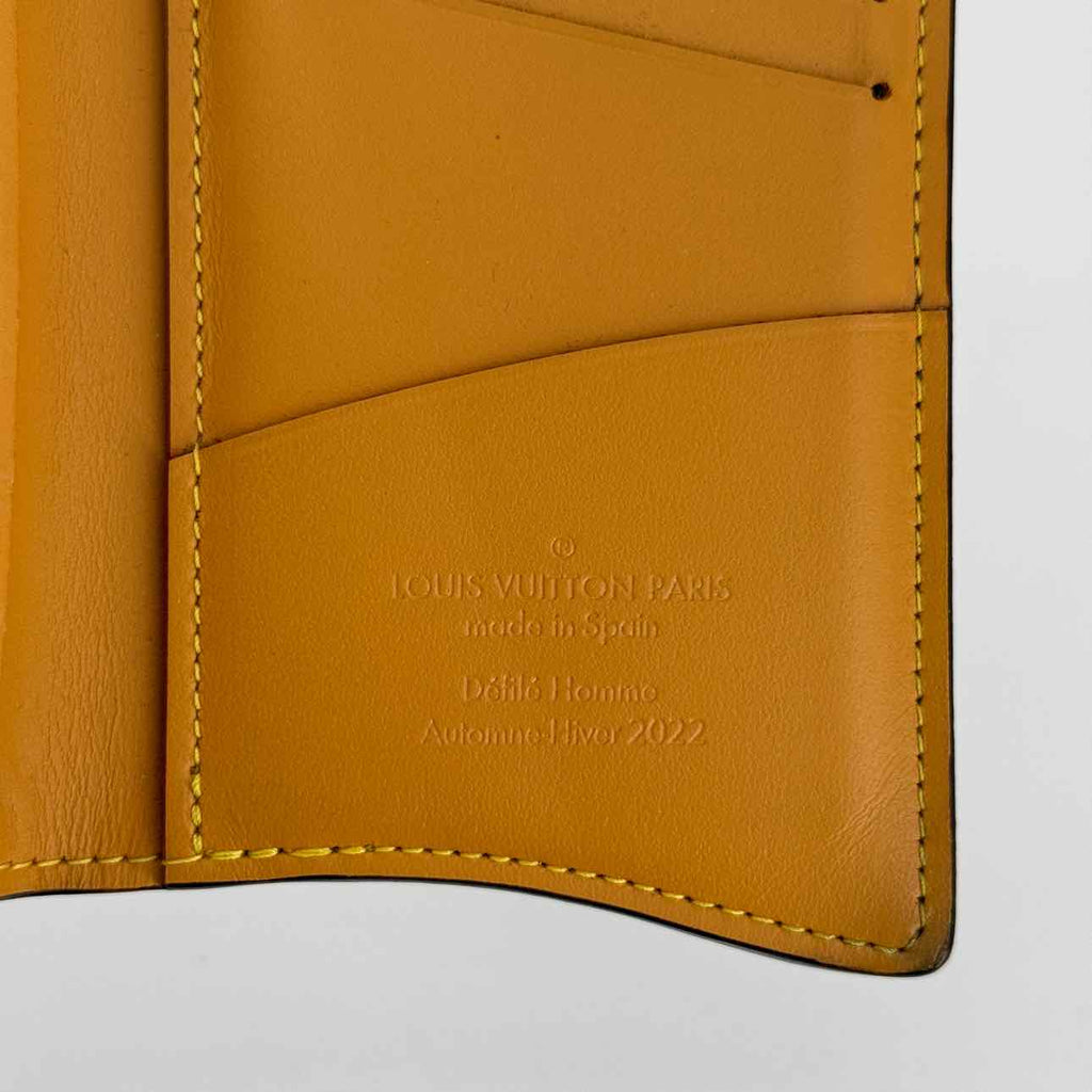 Louis Vuitton Wallet "BLURRY MONOGRAM" Used Brown