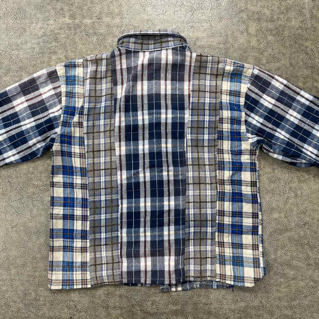 Vale Flannel "RHINESTONE" Blue Used Size S