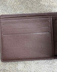 Louis Vuitton Wallet "MONOGRAM" Used Brown