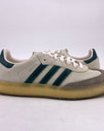 Adidas Clarks Samba "Ronnie Fieg White Green" 2023 Used Size 8.5