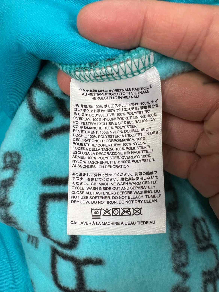 Supreme Fleece Jacket "AW21" Blue Used Size L