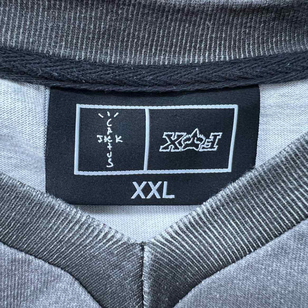 Travis Scott Jersey "JACKBOYS 2 FOX RACING" Black Used Size 2XL