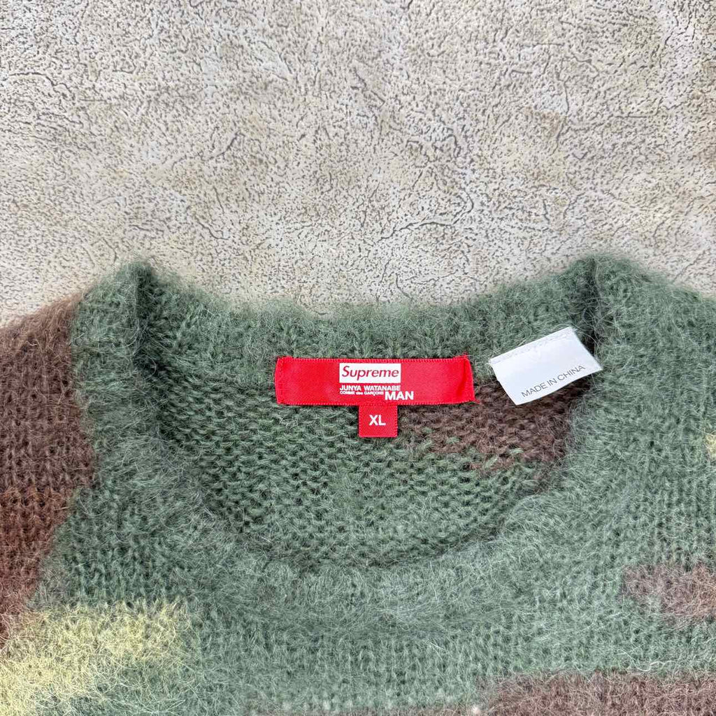 Supreme Knit Crewneck "JUNYA WATANABE CDG" Camo Used Size XL