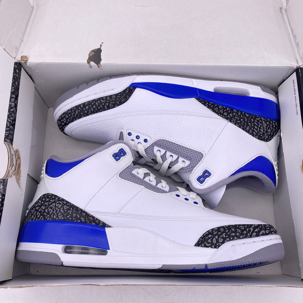 Air Jordan 3 Retro "Sport Blue" 2021 New (Cond) Size 12