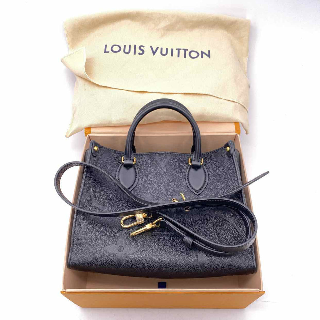 Louis Vuitton Shoulder Bag "ONTHEGO MM" Used Black