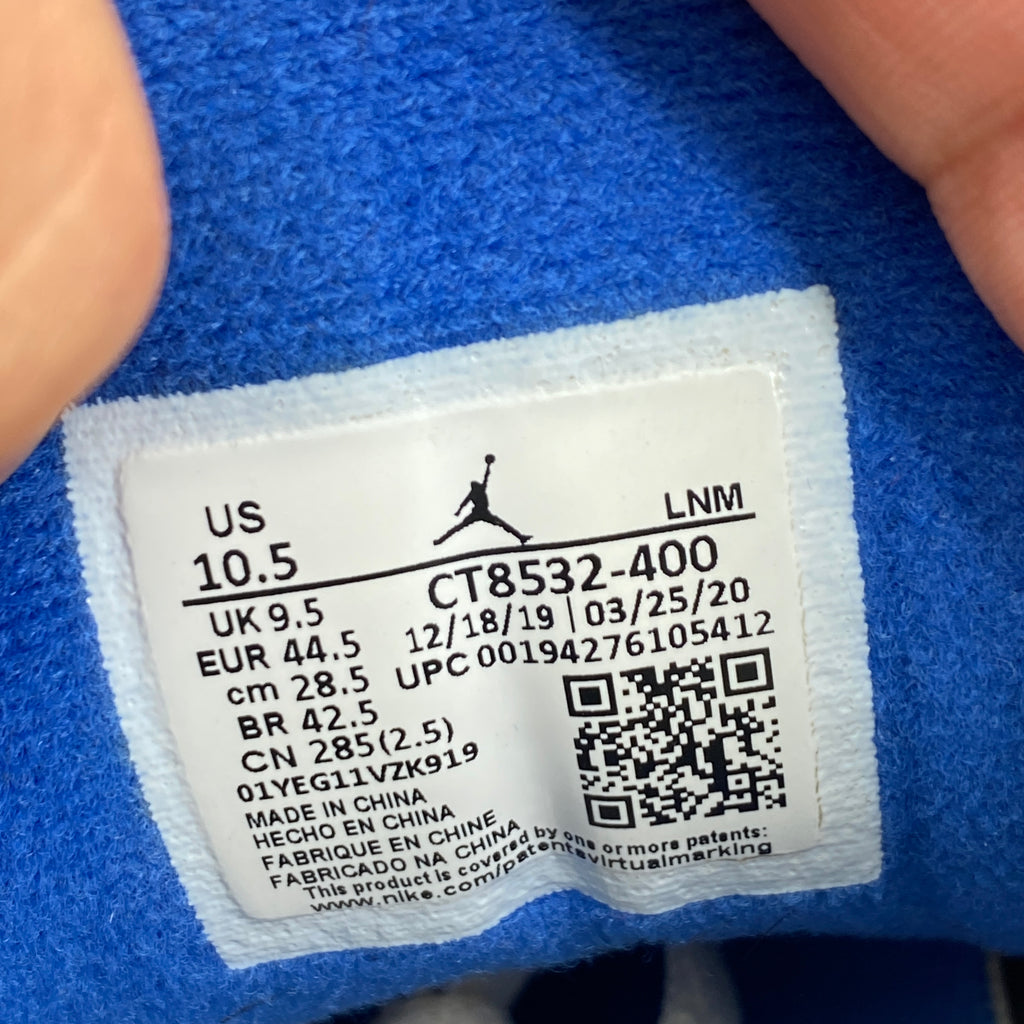 Air Jordan 3 Retro "Varisty Royal" 2020 Used Size 10.5