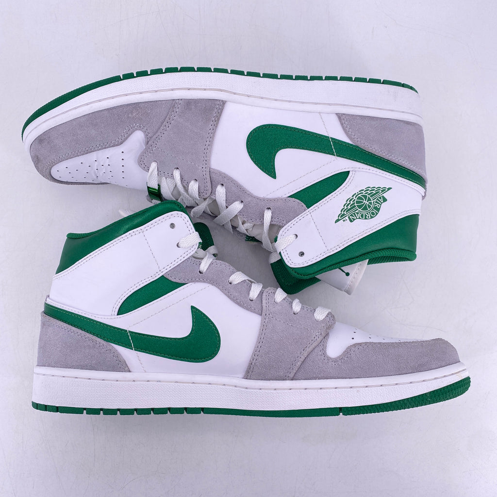 Air Jordan 1 Mid "Grey Green" 2021 Used Size 13