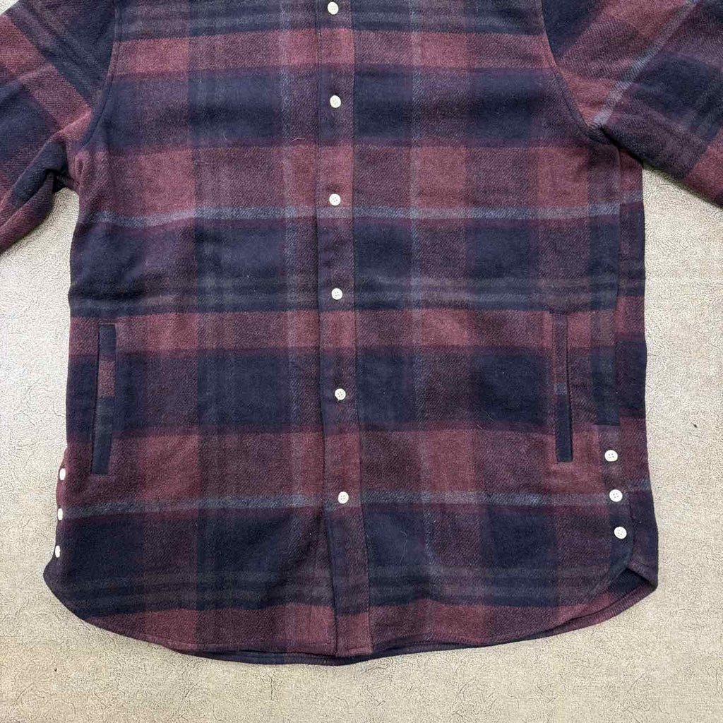 Kith Jacket "PLAID PRINT" Navy Used Size XL