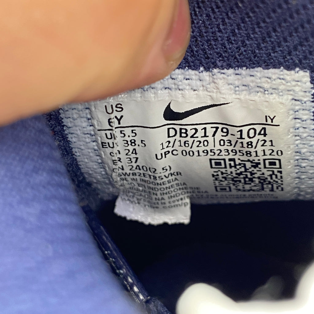 Nike (GS) Dunk High "Championship Navy" 2021 Used Size 6Y