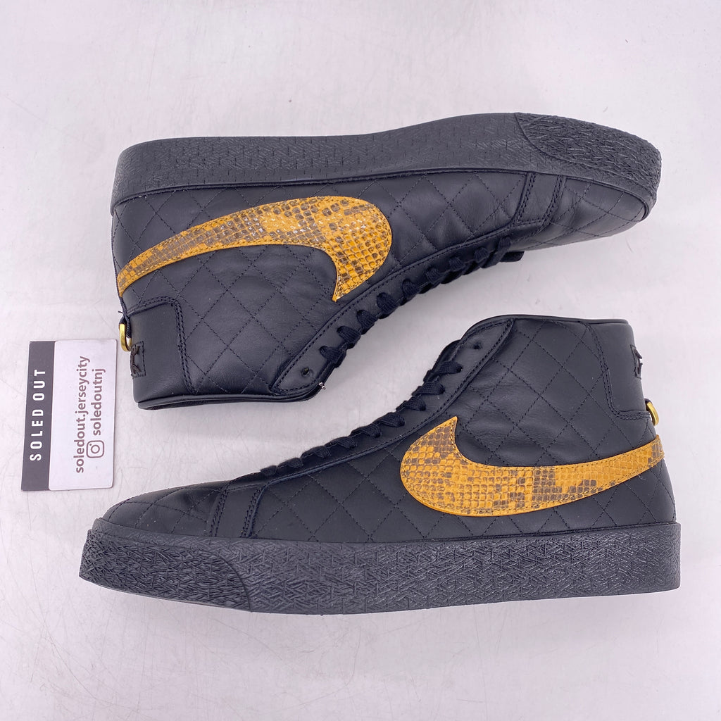 Nike SB Zoom Blazer Mid "Supreme Black" 2022 Used Size 11.5