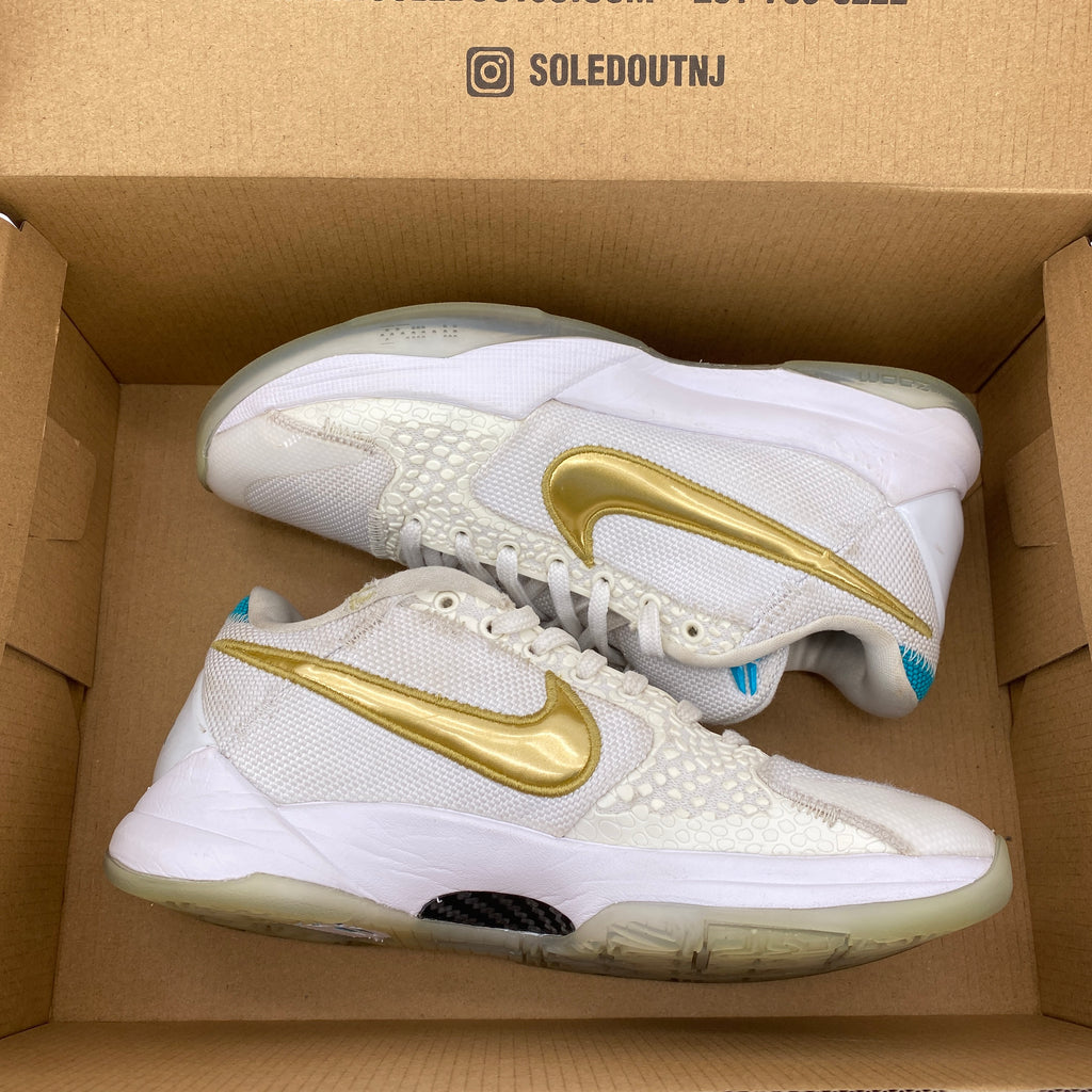 Nike Kobe 5 Protro "Undefeated White" 2020 Used Size 4.5