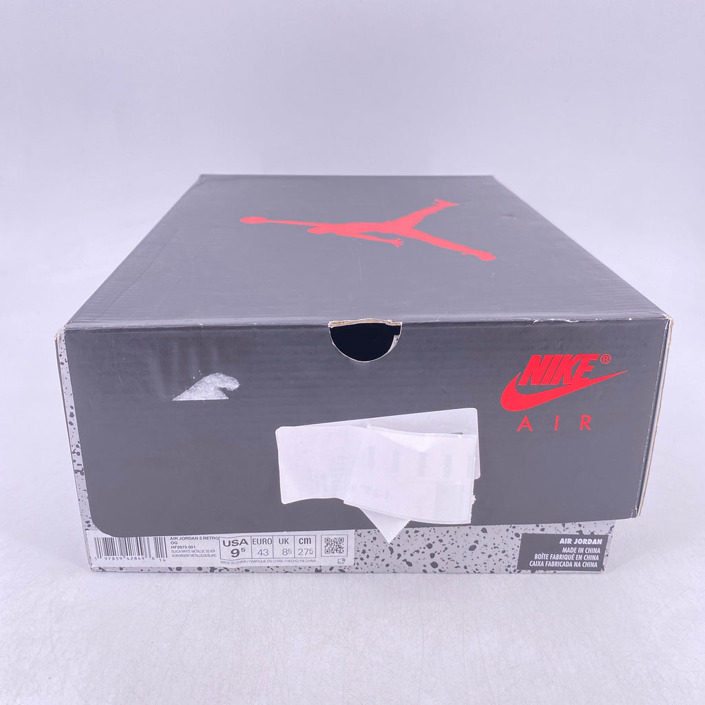 Air Jordan 5 Retro "Black Metallic Reimagined" 2025 Used Size 9.5