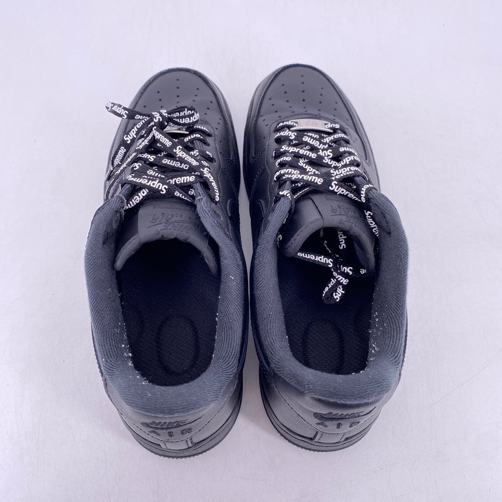 Nike Air Force 1 Low "Supreme Black" 2020 Used Size 8.5
