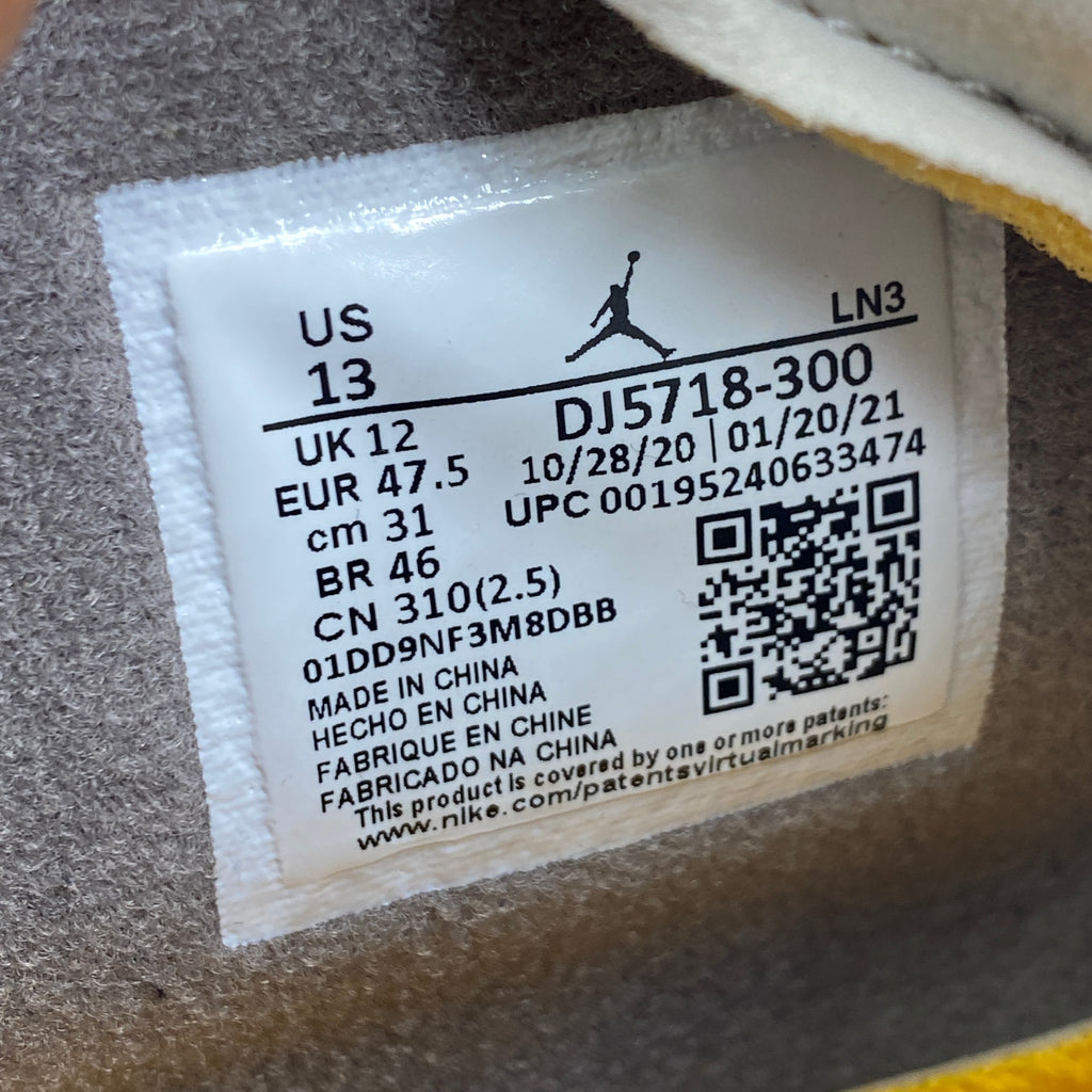 Air Jordan 4 Retro "Union Desert Moss" 2021 Used Size 13