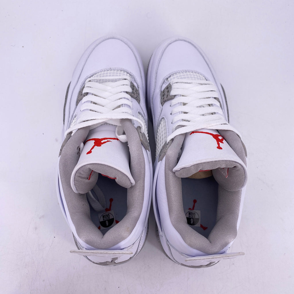 Air Jordan 4 Retro "White Oreo" 2021 New Size 9