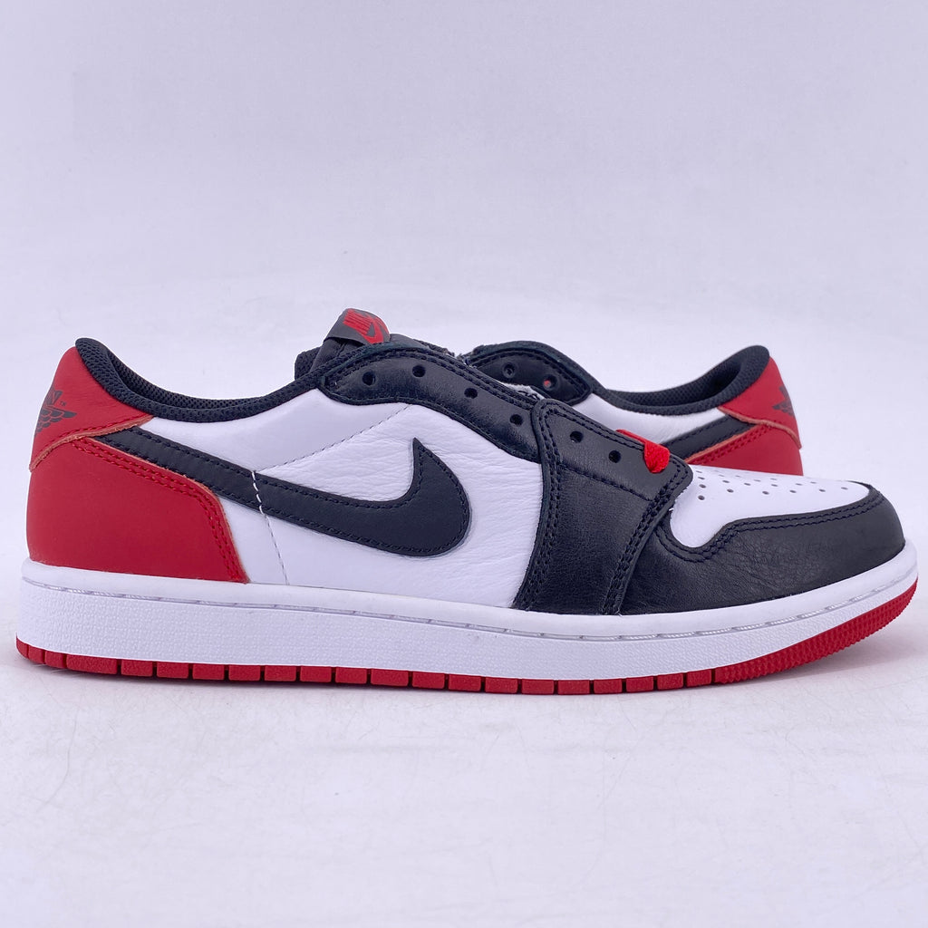 Air Jordan 1 Retro Low "Black Toe" 2023 New Size 8