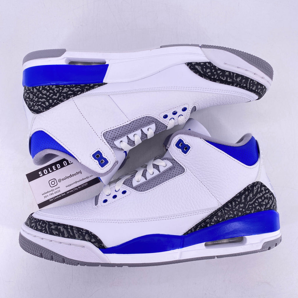 Air Jordan 3 Retro "Racer Blue" 2021 New Size 11