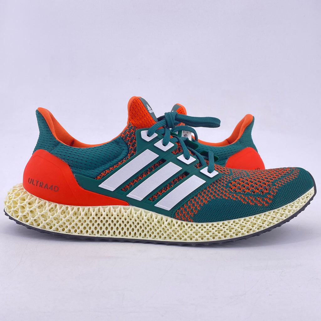 Adidas Ultra 4D "Miami Hurricanes" 2021 New Size 12.5