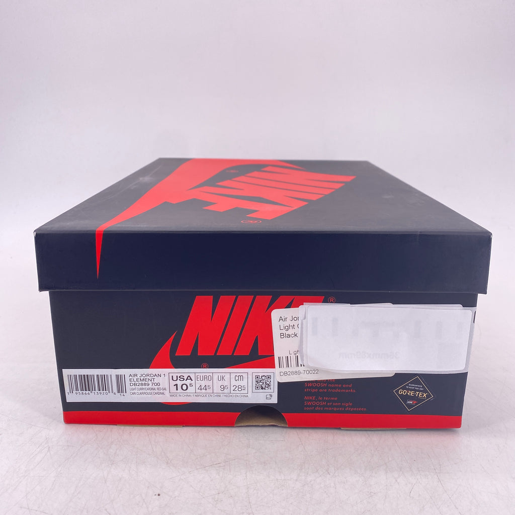 Air Jordan 1 Retro High Element "Gore-Tex Light Curry" 2022 New Size 10.5