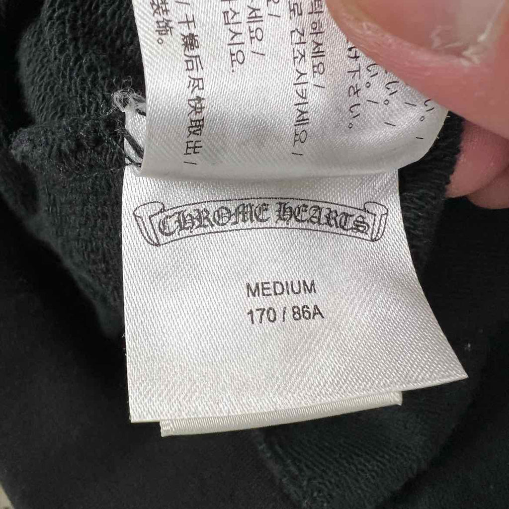 Chrome Hearts Hoodie "MONOGRAM CEMETERY" Black Used Size M