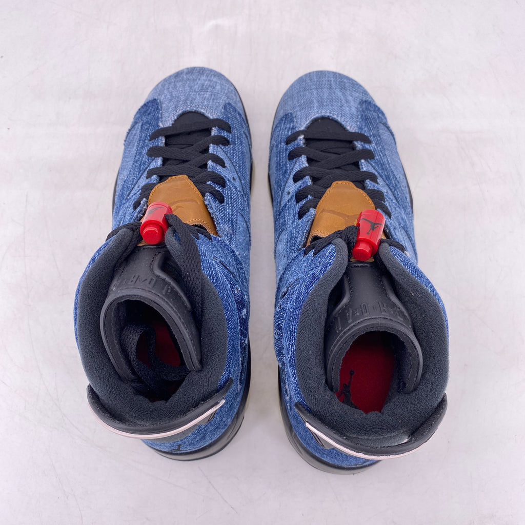 Air Jordan (GS) 6 Retro "Washed Denim" 2019 New Size 6Y