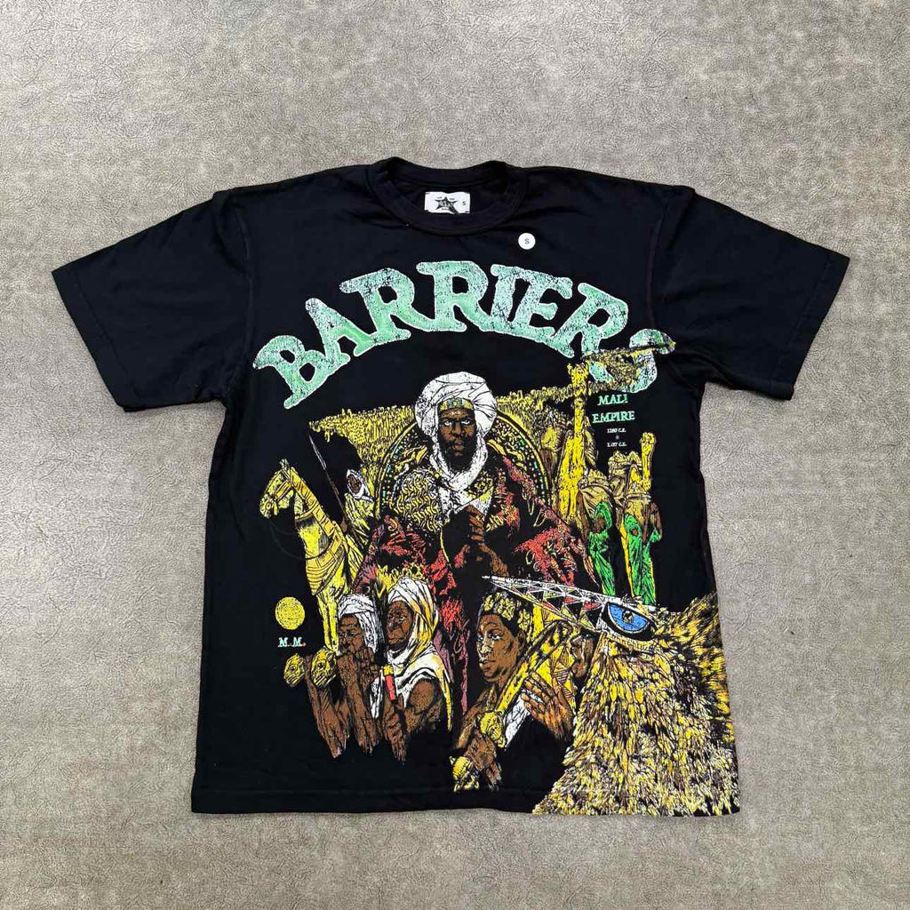 Barriers T-Shirt Black "MANSA MUSA" New Size S