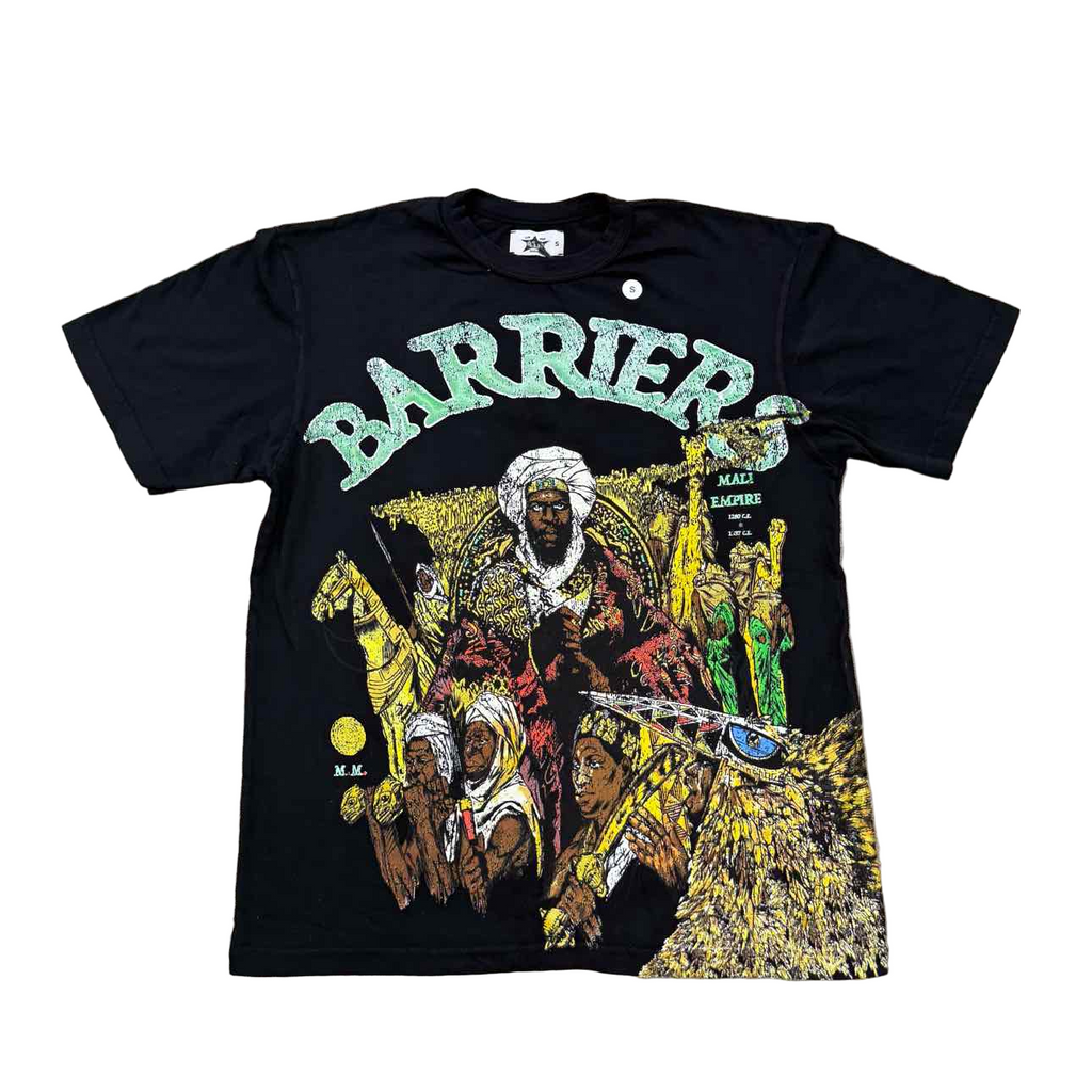 Barriers T-Shirt Black "MANSA MUSA" New Size S