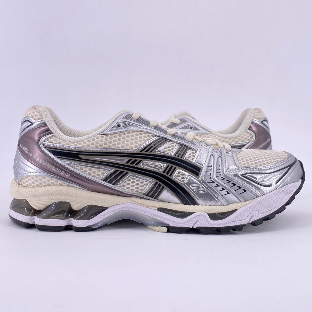 Asics Gel-Kayano 14 "Cream Black Metallic Plum" 2023 Used Size 7.5