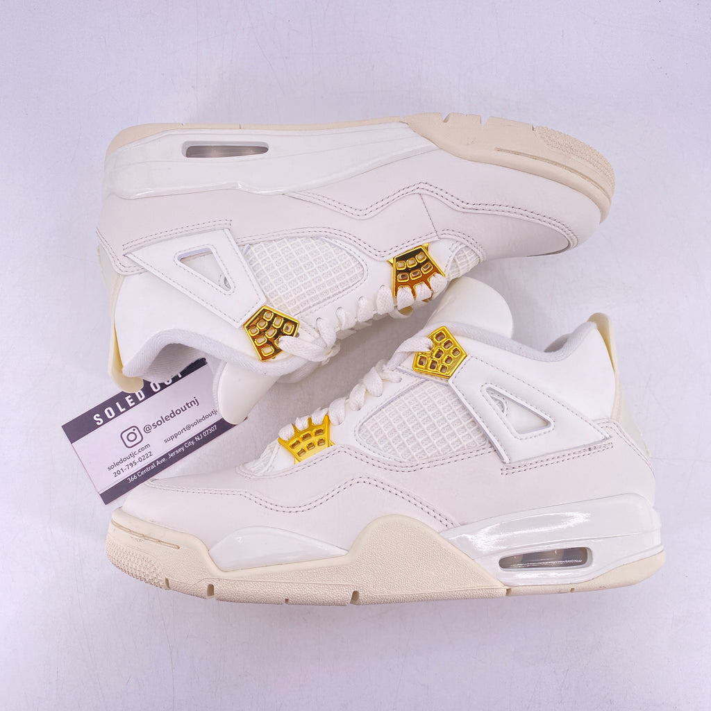 Air Jordan (W) 4 Retro "Metallic Gold" 2024 Used Size 8W