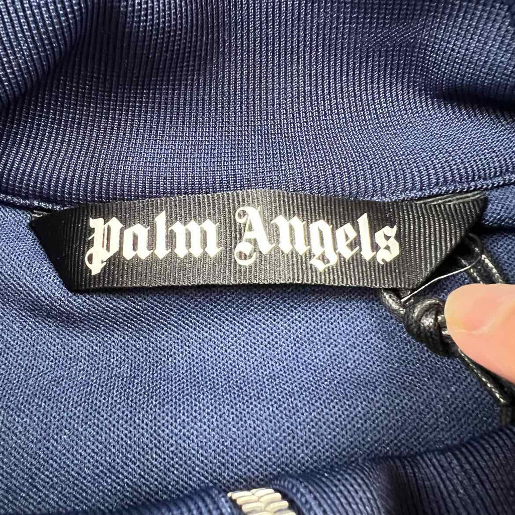 Palm Angels Track Jacket "MONOGRAM" Navy New Size 2XL