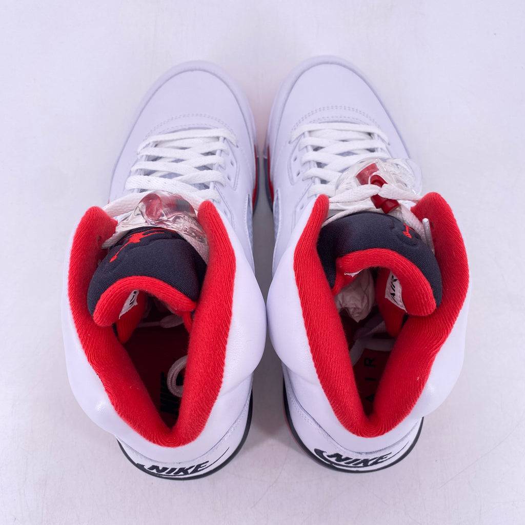 Air Jordan 5 Retro "Fire Red Black Tongue" 2025 New Size 10.5