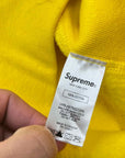 Supreme Hoodie "BANDANA BOX LOGO" Yellow Used Size S