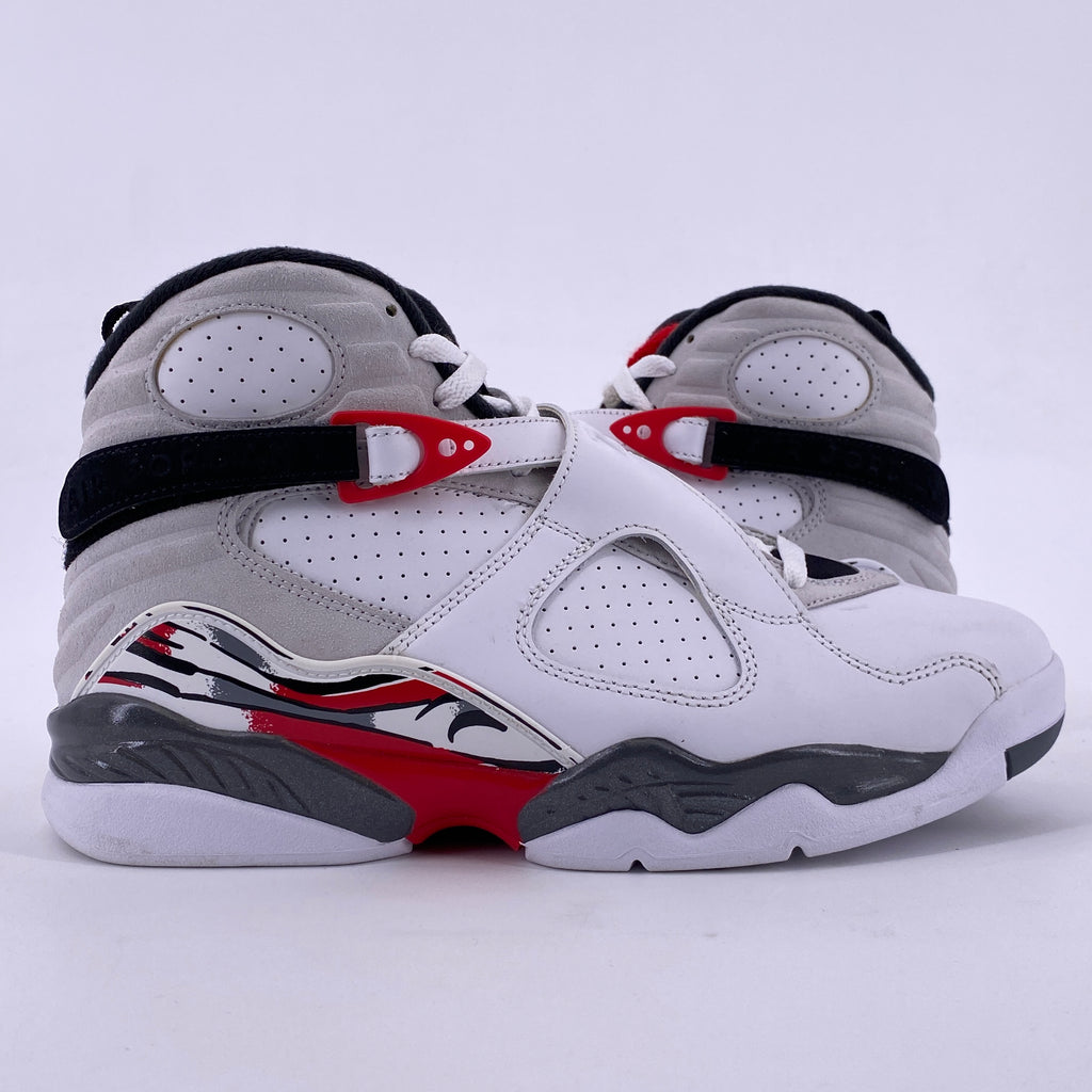 Air Jordan 8 Retro "White True Red" 2025 Used Size 8.5