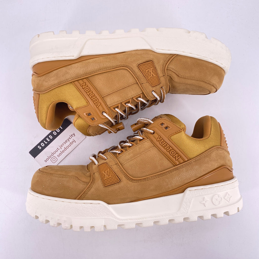 Louis Vuitton Trainer Maxi "Beige Nubuck"  Used Size 8LV