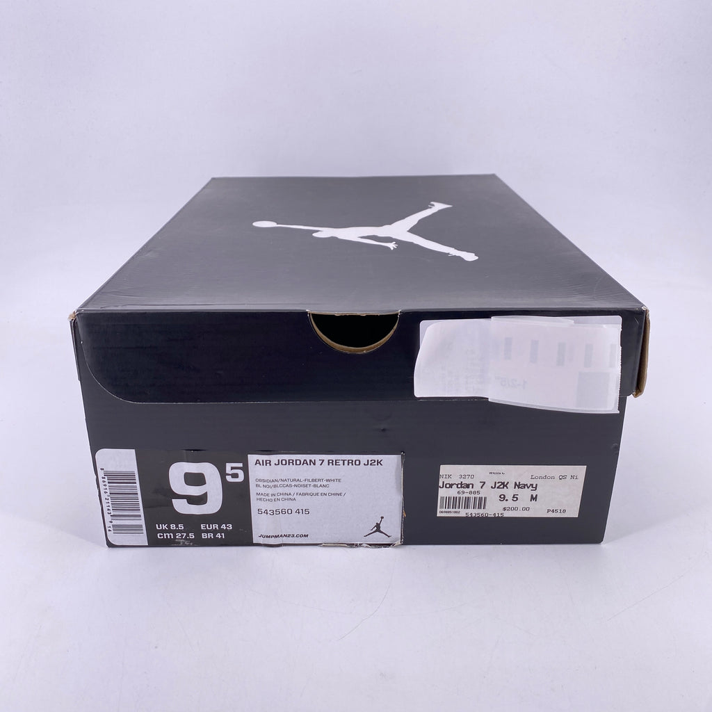Air Jordan 7 Retro "J2K Obsidian" 2012 New Size 9.5