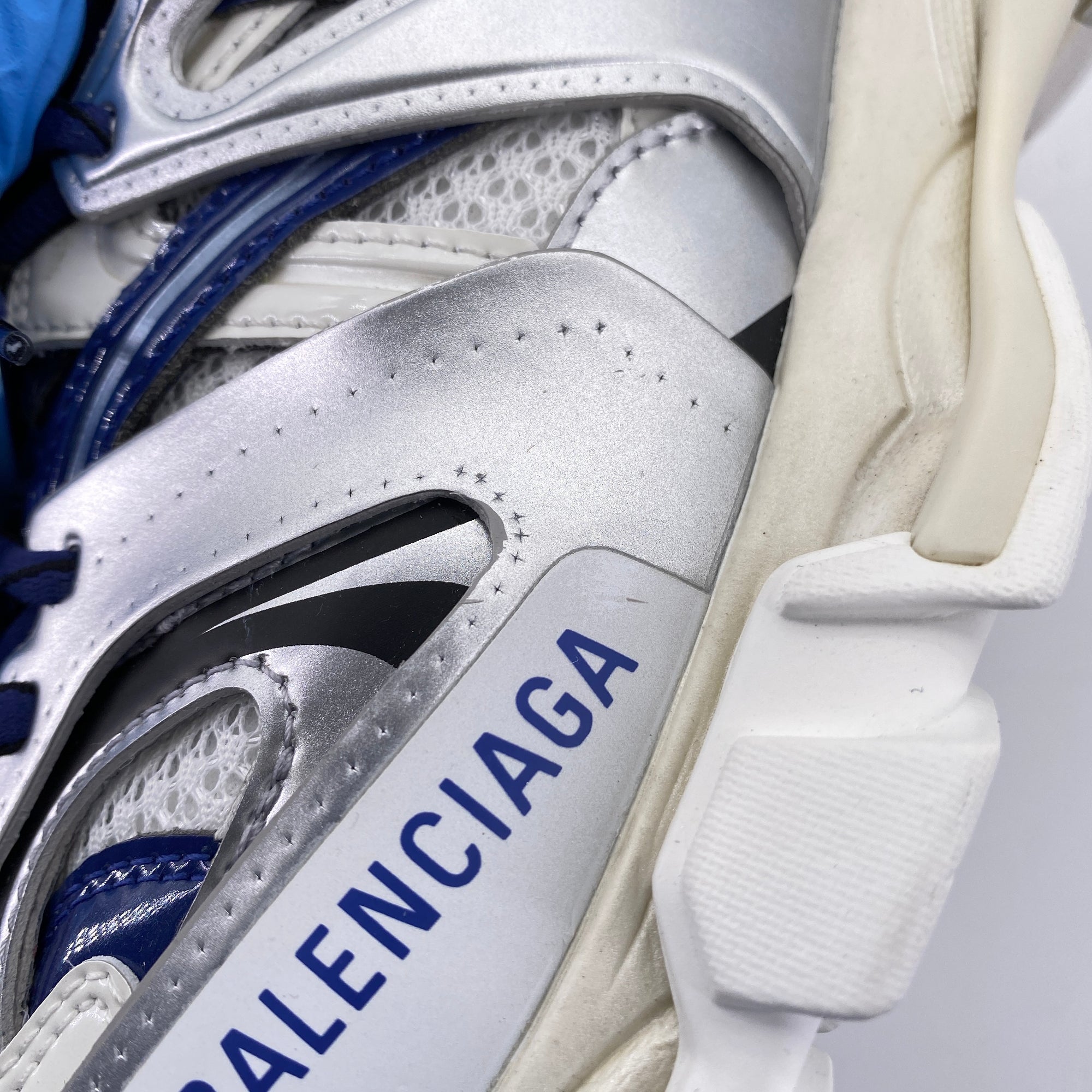 Balenciaga Track Runner &quot;Led Metallic Silver&quot;  New Size 41