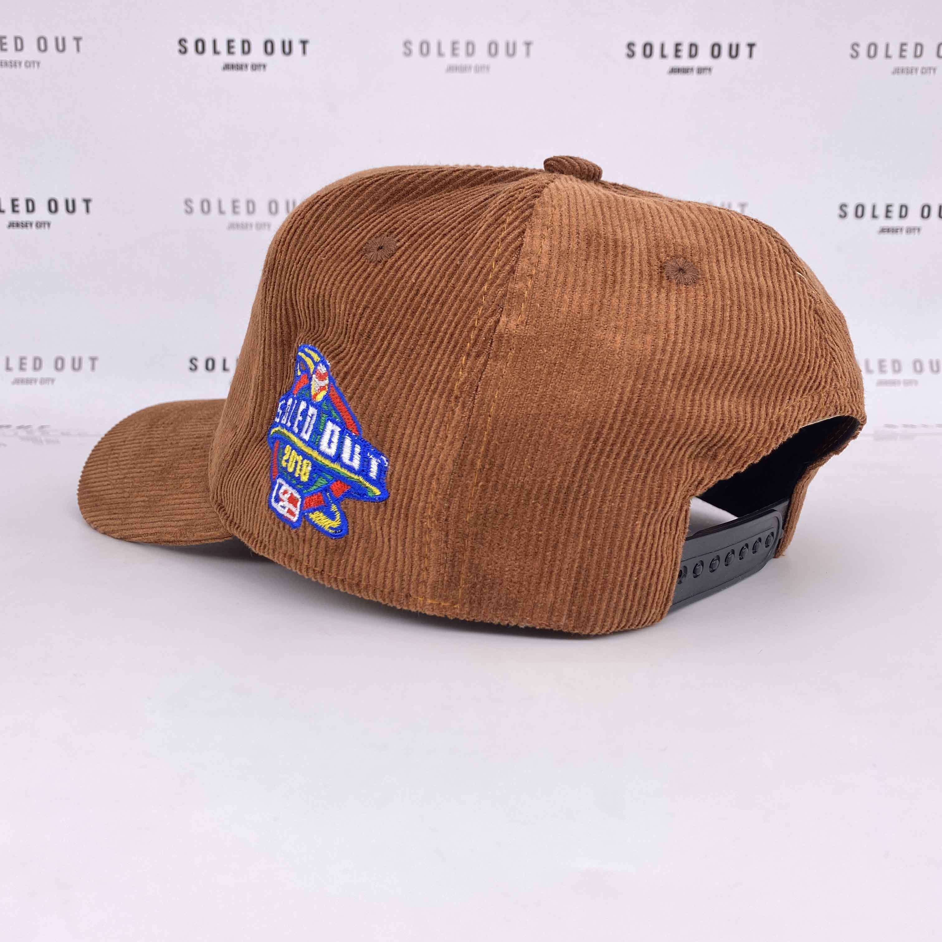 Soled Out Snapback &quot;CORDUROY COCOA&quot; 2022 New Size OS