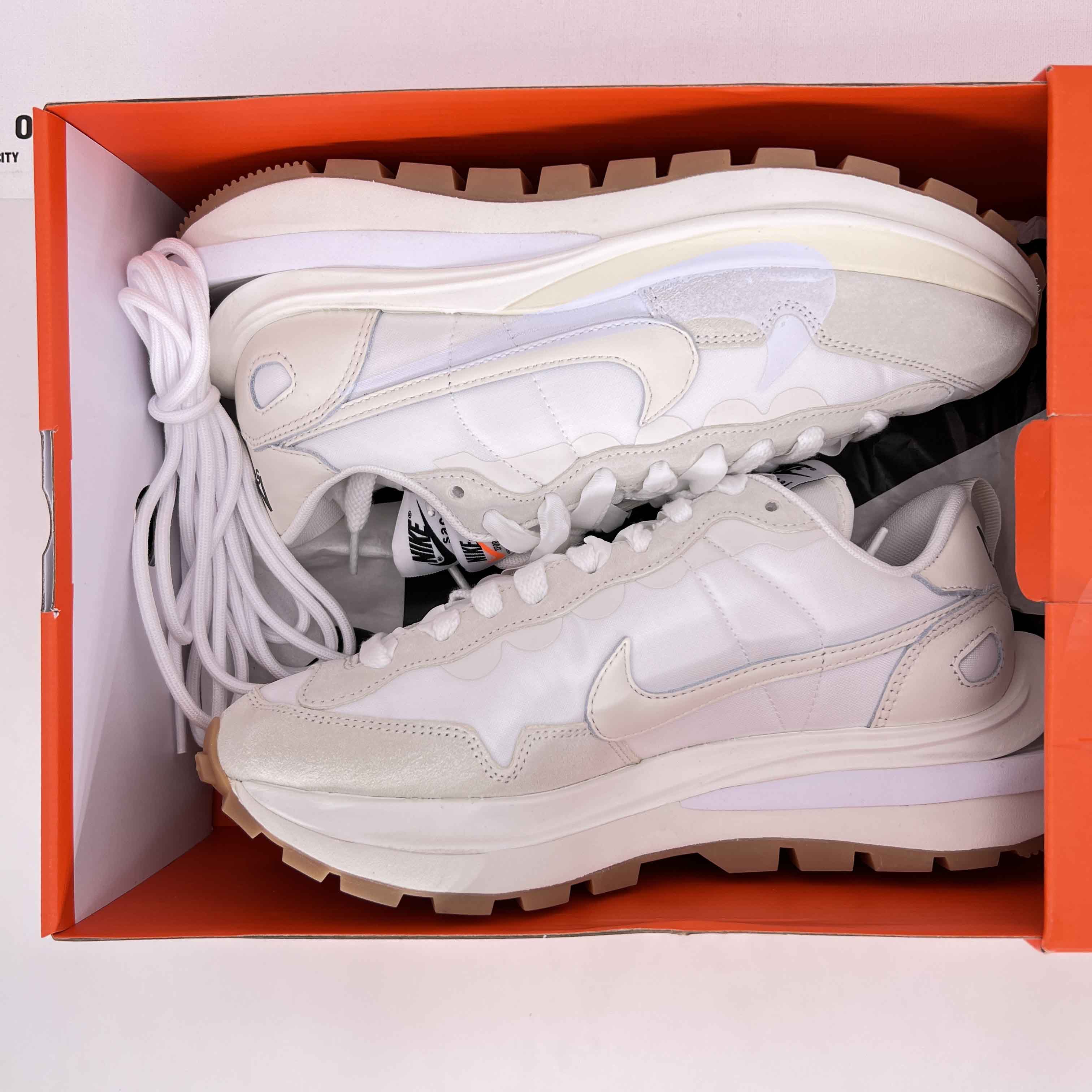 Nike Vaporwaffle / Sacai &quot;Sail Gum&quot; 2022 New Size 5.5