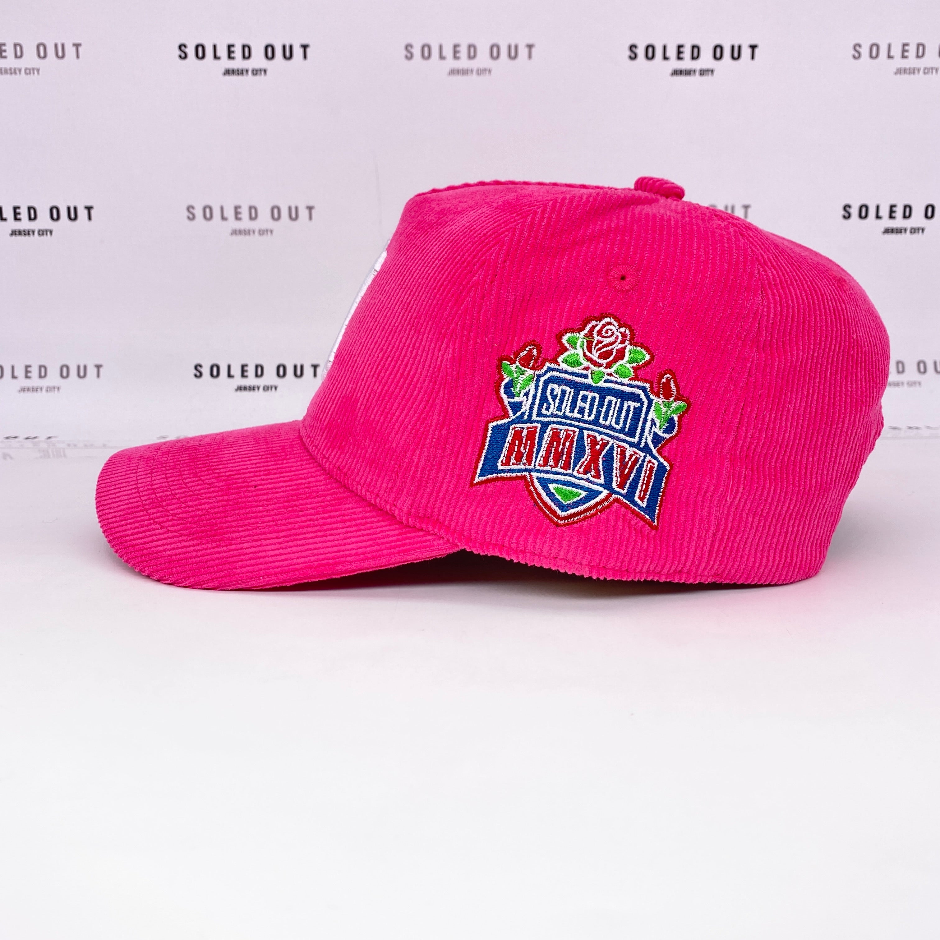 Soled Out Snapback "CORDUROY HOT PINK" 2022 New Size OS