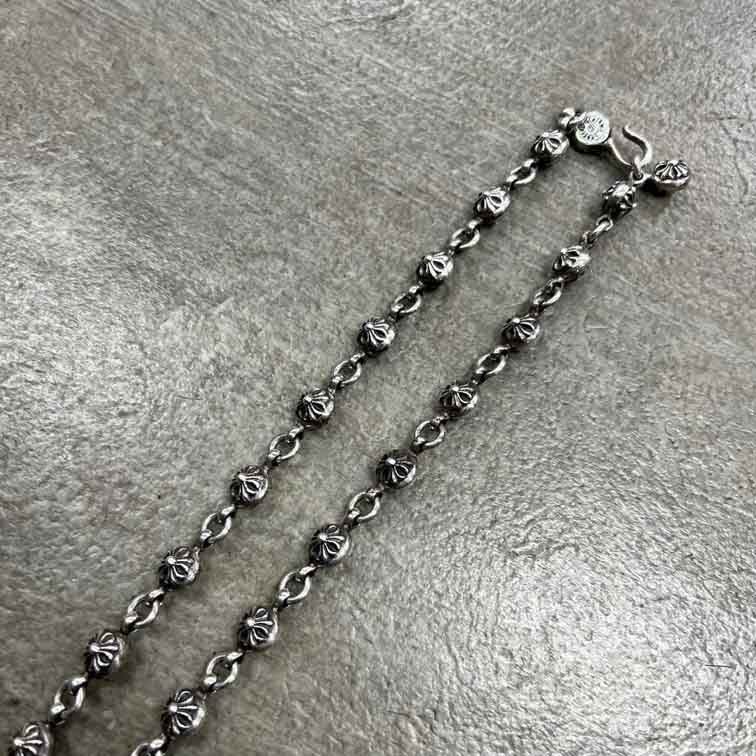 Chrome Hearts Necklace &quot;SKULL&quot; Used Silver