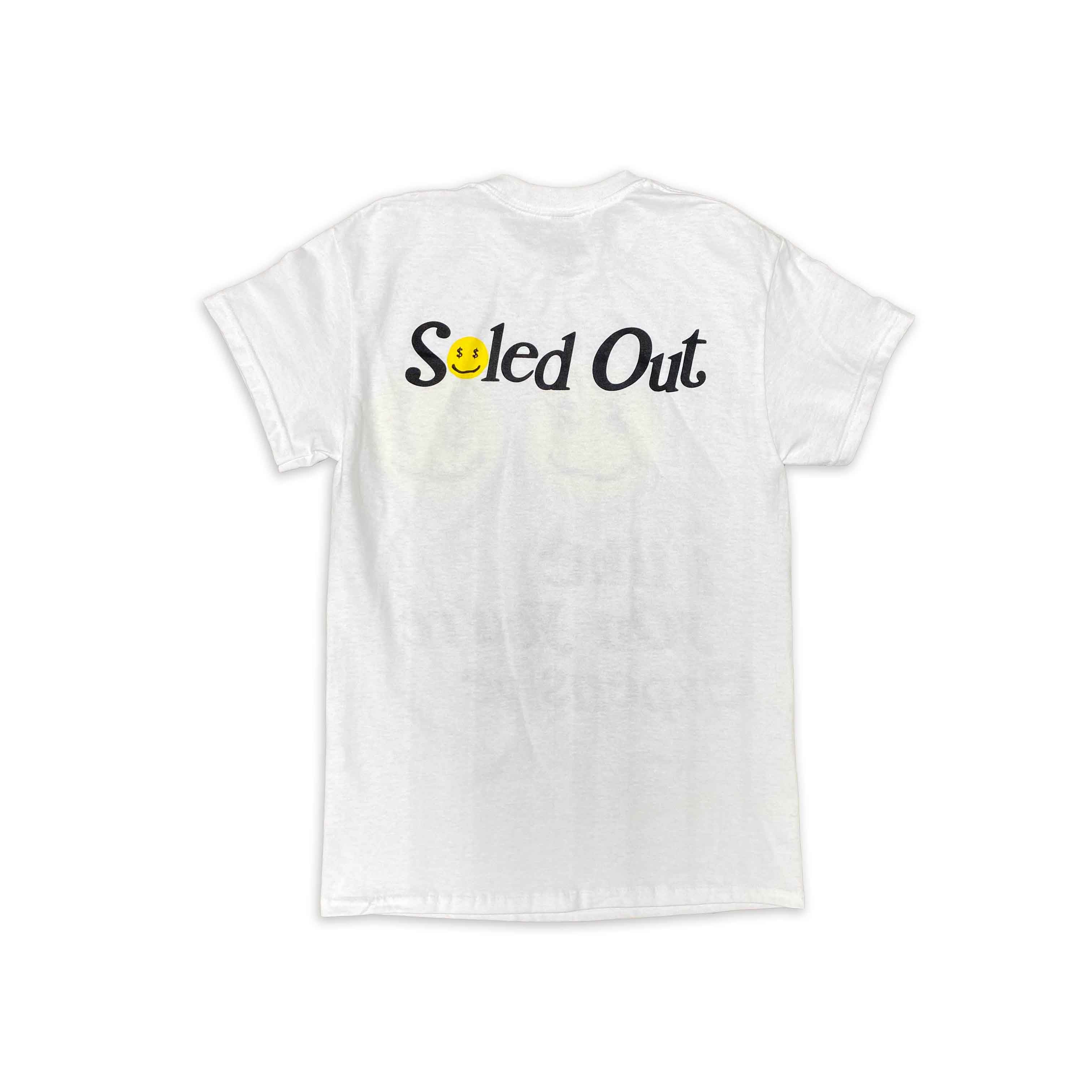 Soled Out T-Shirt "EXPENSIVE" White New Size L