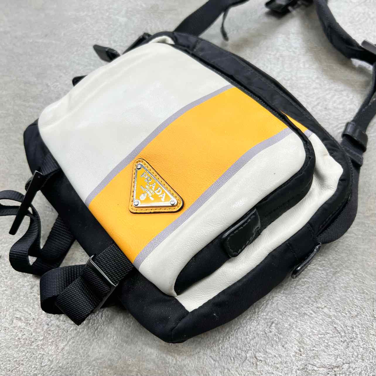 Prada Shoulder Bag &quot;UMBRELLA HOLDER&quot; Used Multi-Color