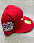 Supreme Fitted Hat "NEW ERA" New Red Size 7 1/2