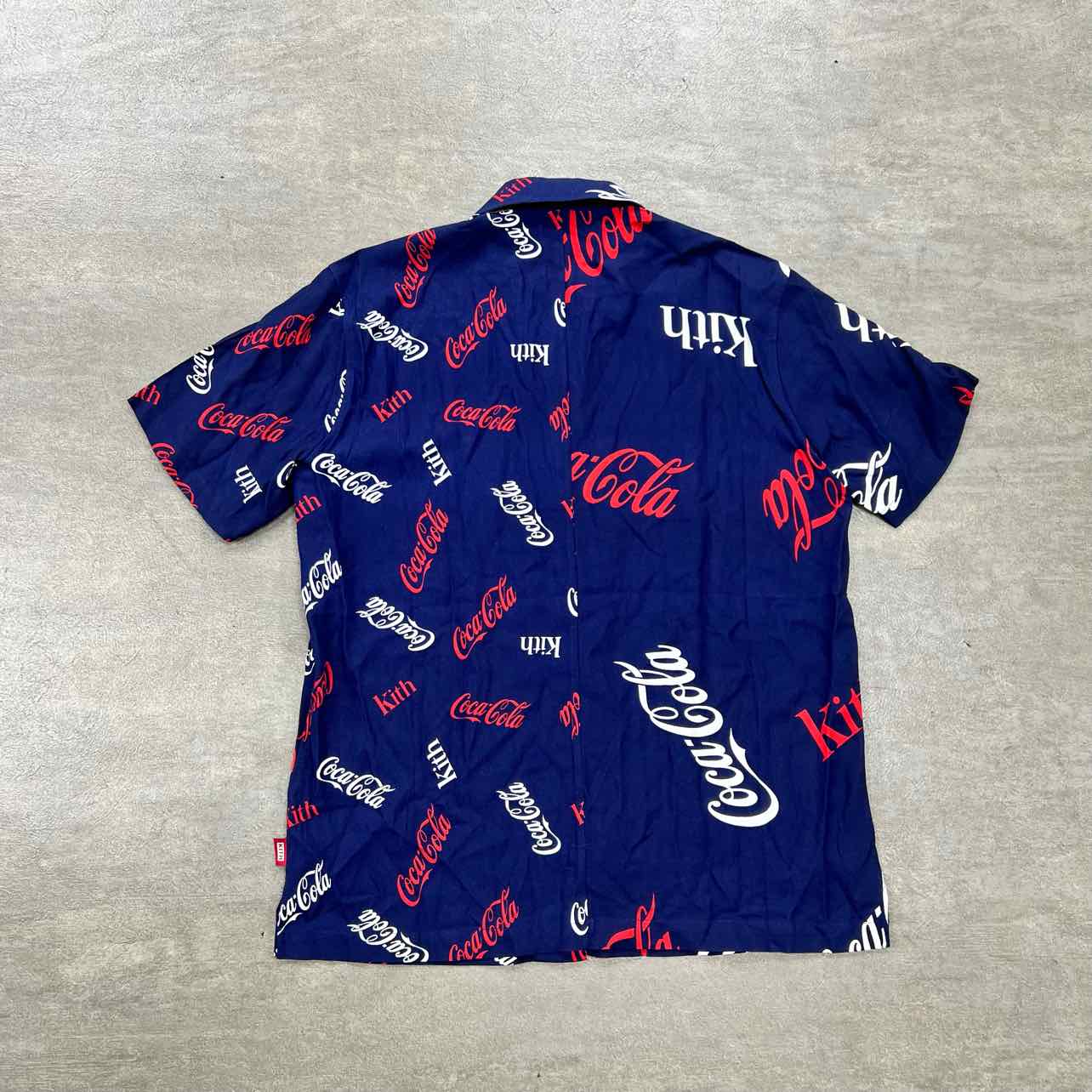 Kith Button Up "COCA COLA" Navy New Size S